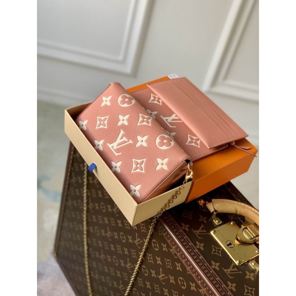 Lv Pochette Félicie emp leather M61276 21x12x3cm Bags