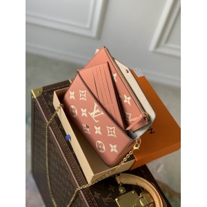 Lv Pochette Félicie emp leather M61276 21x12x3cm Bags