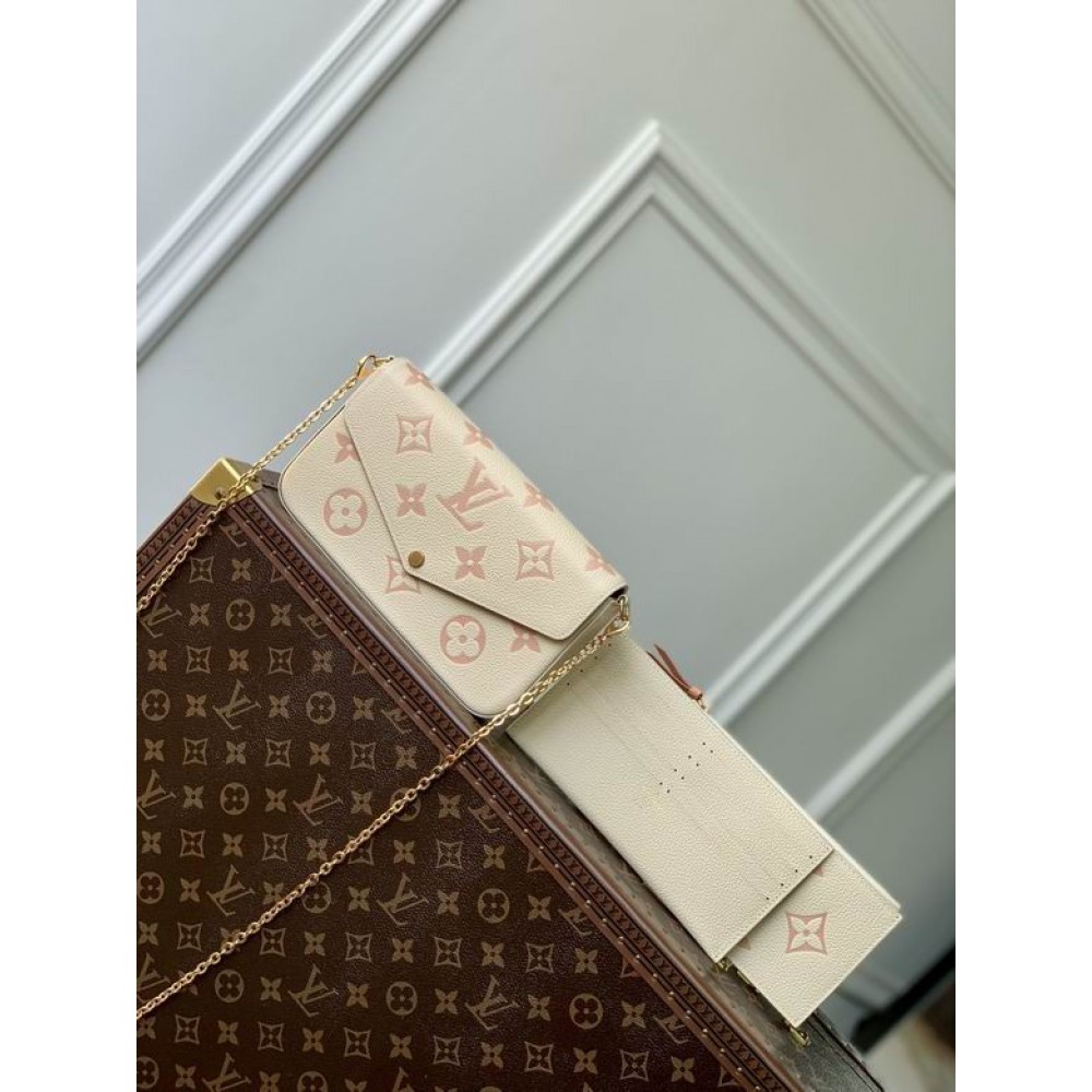 Lv Pochette Félicie emp leather M69977 21x12x3cm Bags