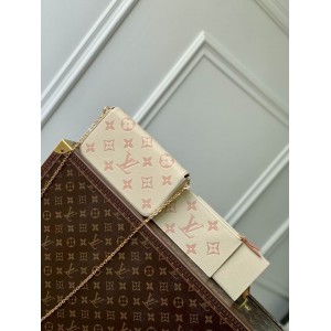 Lv Pochette Félicie emp leather M69977 21x12x3cm Bags