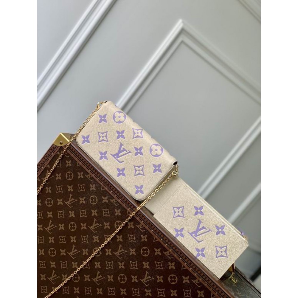 Lv Pochette Félicie emp leather M69977 21x12x3cm Bags