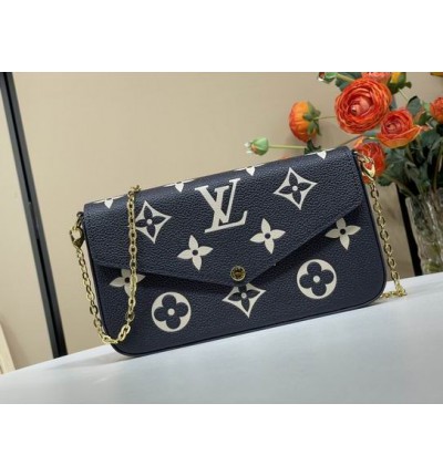 Lv Pochette Félicie emp leather M83589 21x12x3cm