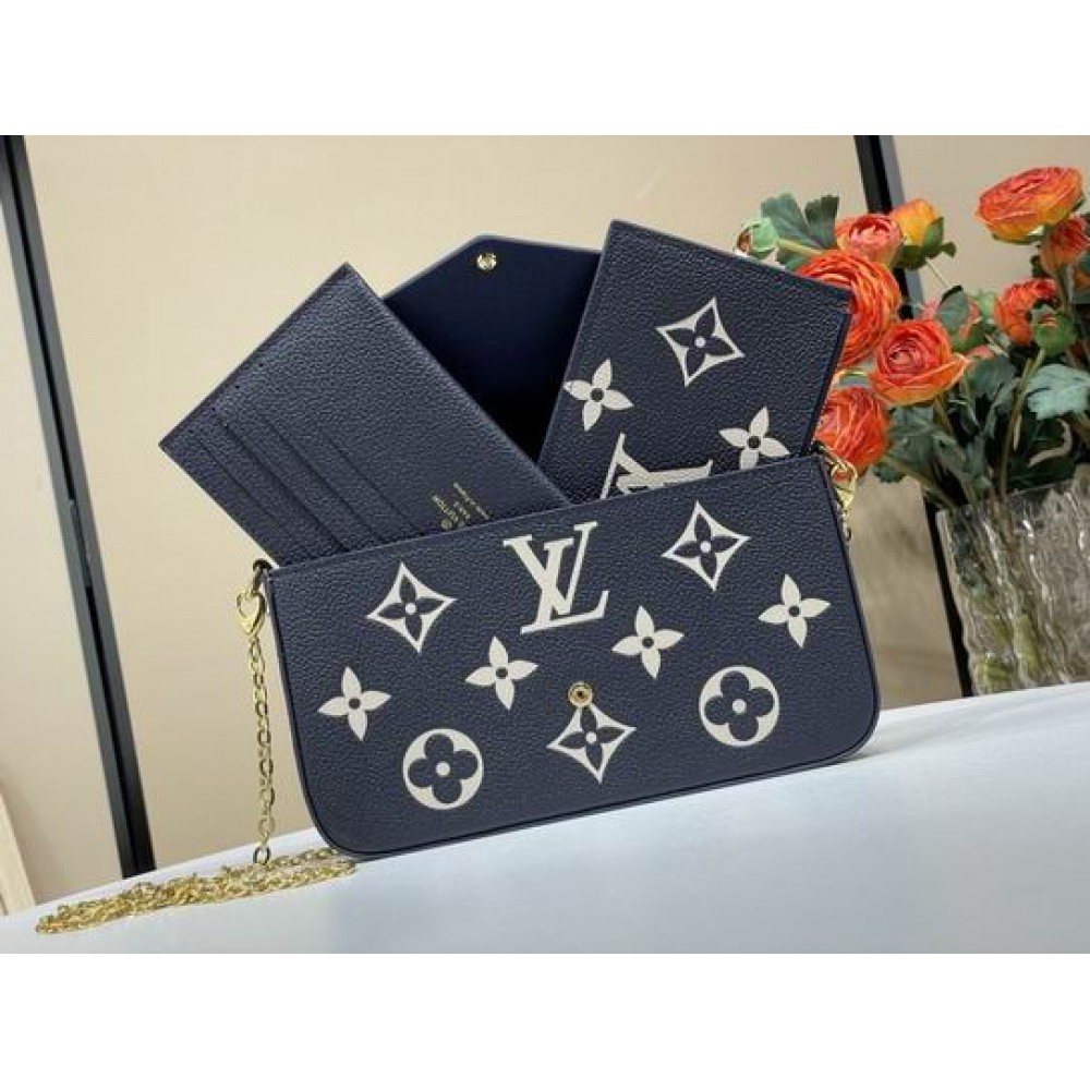 Lv Pochette Félicie emp leather M83589 21x12x3cm Bags