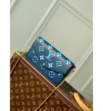 Lv Pochette Félicie emp leather M82349 21x12x3cm