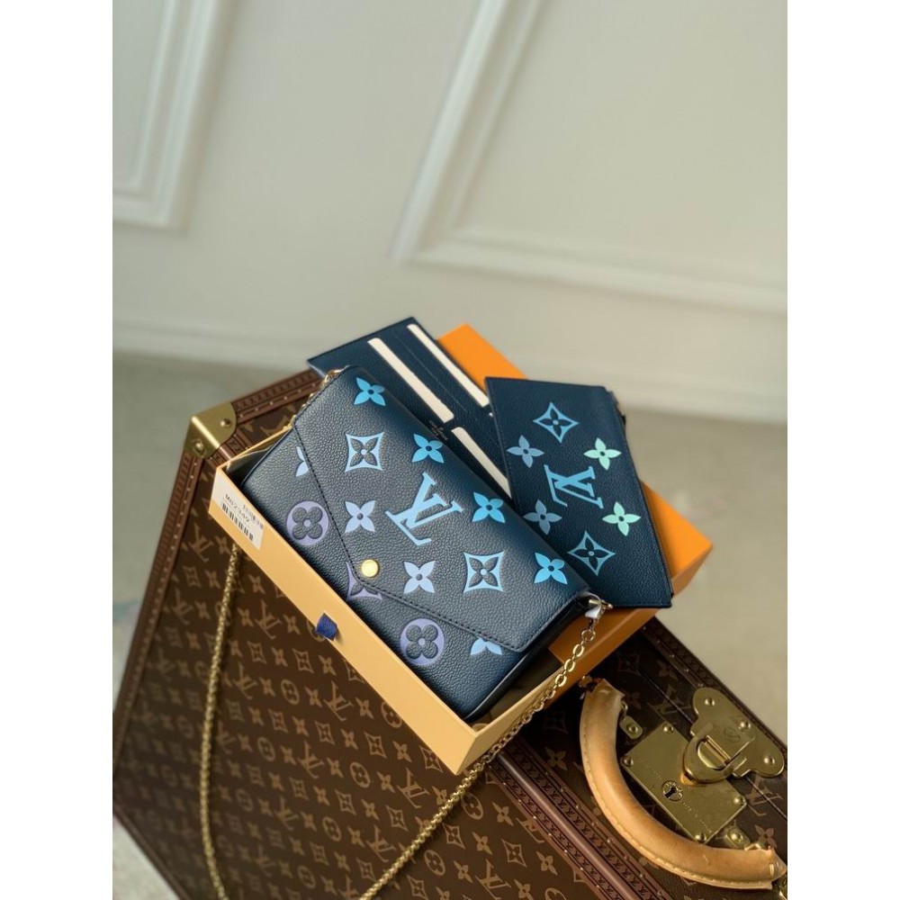 Lv Pochette Félicie emp leather M82349 21x12x3cm Bags