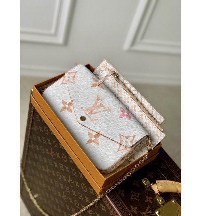 Lv Pochette Félicie emp leather M82520 21x12x3cm