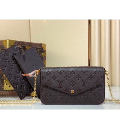 Lv Pochette Félicie emp leather M14193 21x12x3cm