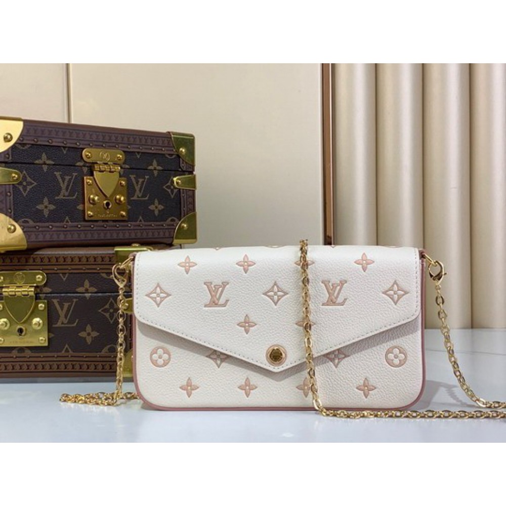 Lv Pochette Félicie emp leather M64064 21x12x3cm Bags