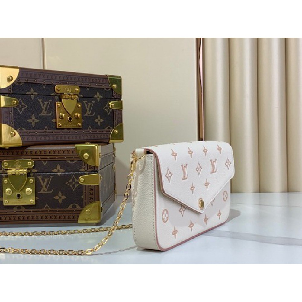 Lv Pochette Félicie emp leather M64064 21x12x3cm Bags