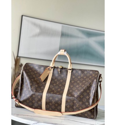 Lv Keepall M41414老花黄 黑皮 55x31x26cm
