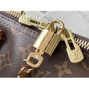 Lv Keepall M41414老花黄 黑皮 55x31x26cm Vacation shop