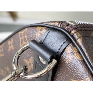 Lv Keepall M41414老花黄 黑皮 55x31x26cm Vacation shop