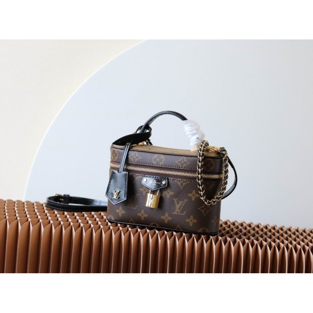 Lv Vanity Chain Pouch M47125 19X11.5X6.5cm Bags