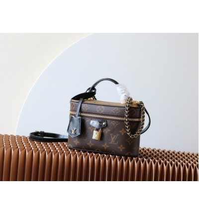 Lv Vanity Chain Pouch M47125 19X11.5X6.5cm