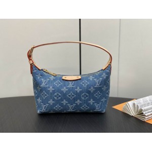 Lv Hills Pochette Monogram Denim Blue M82949 Bags