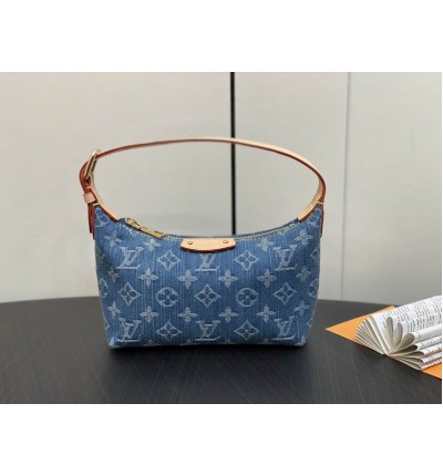 Lv Hills Pochette Monogram Denim Blue M82949