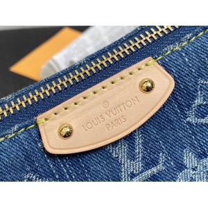Lv Hills Pochette Monogram Denim Blue M82949 Bags