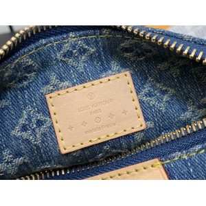 Lv Hills Pochette Monogram Denim Blue M82949 Bags