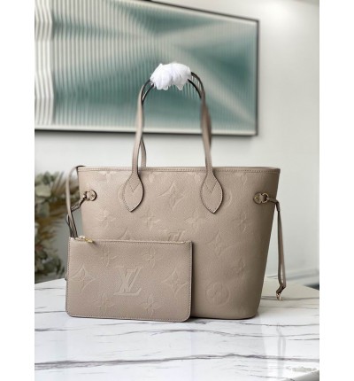 Lv Neverfull Emp leather tote bag M45685 31x28x14cm