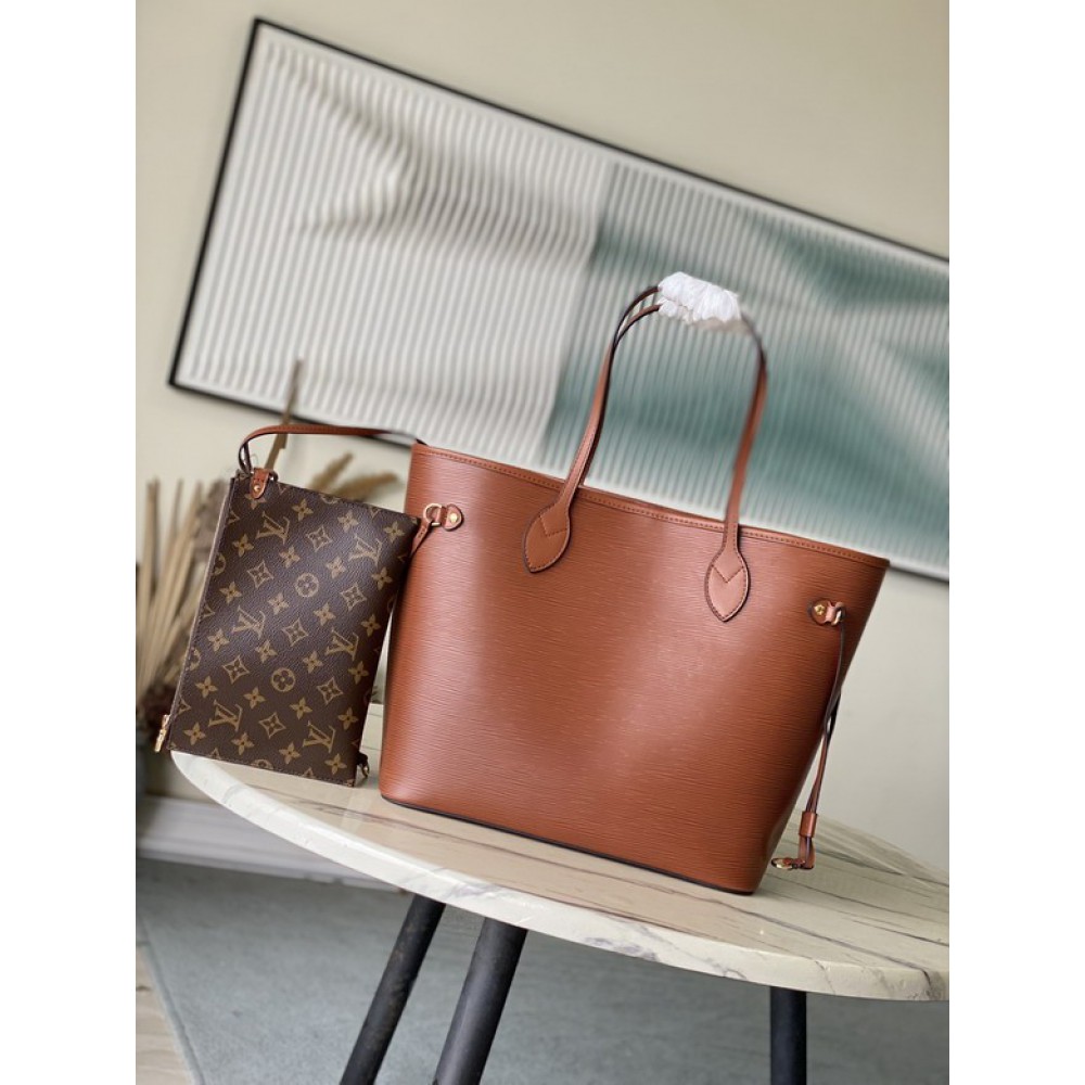 Lv Neverfull Epi leather tote bag M12195 31x28x14cm Bags