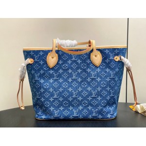 Lv Neverfull M13192 Denim 31x28x14cm Bags