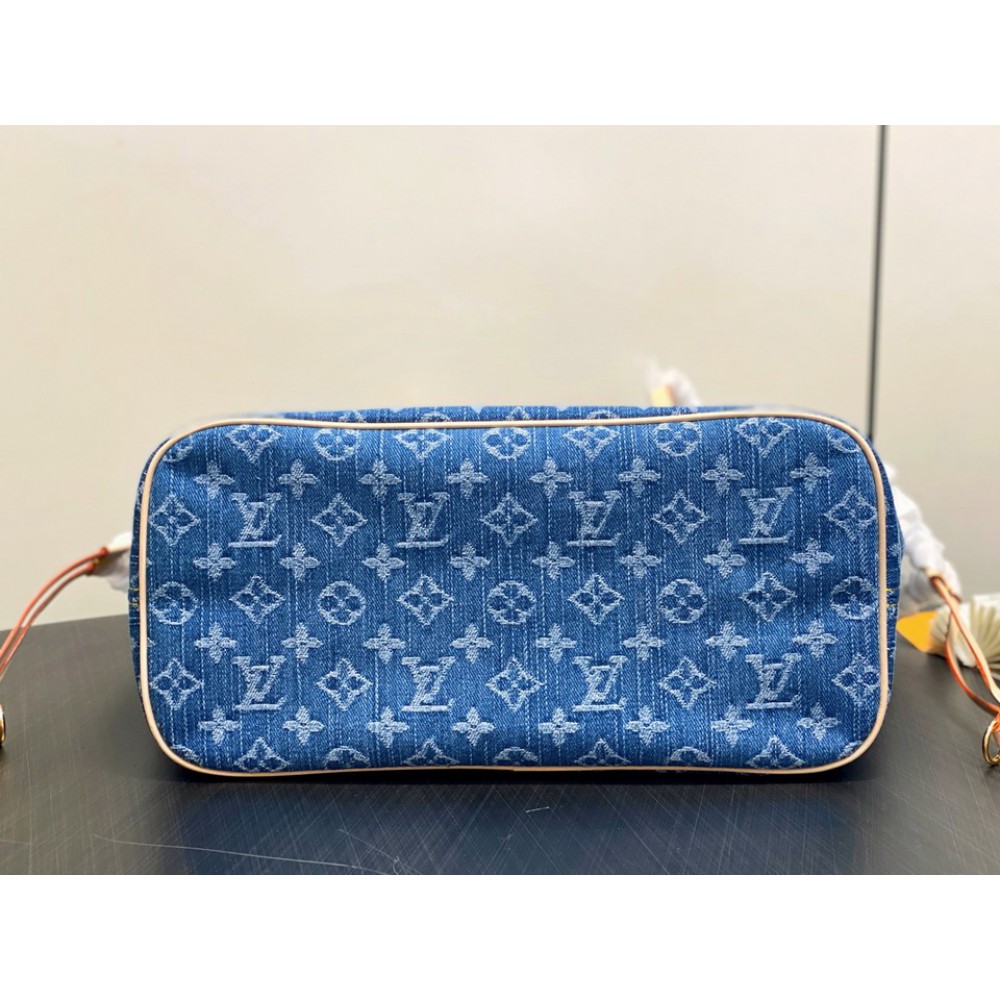 Lv Neverfull M13192 Denim 31x28x14cm Bags