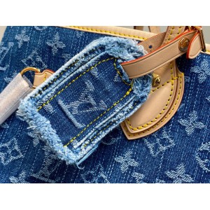 Lv Neverfull M13192 Denim 31x28x14cm Bags