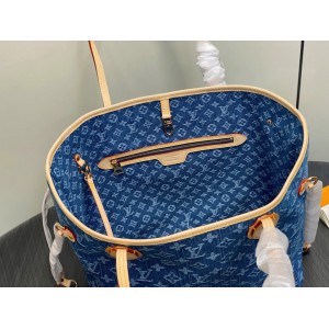 Lv Neverfull M13192 Denim 31x28x14cm Bags