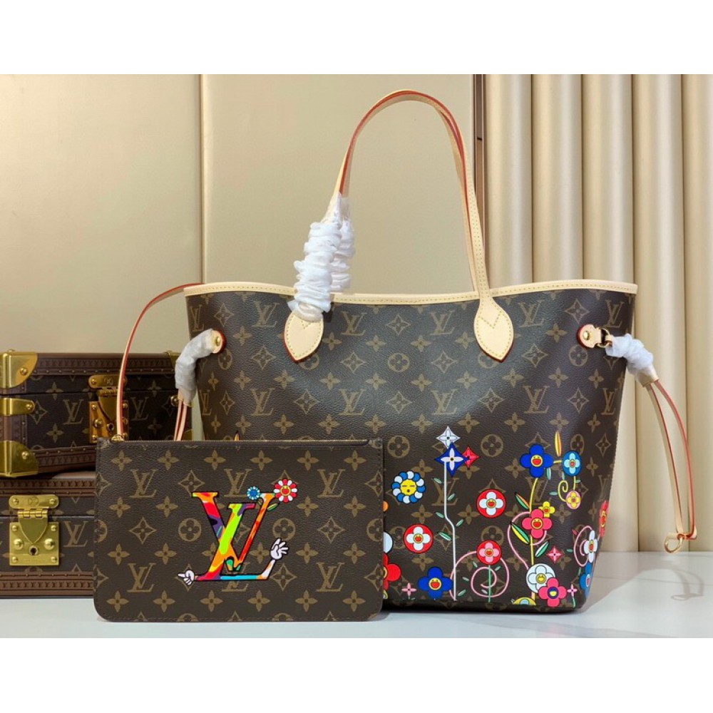 Lv Neverfull M13271 LV x TM 31x28x14cm Bags