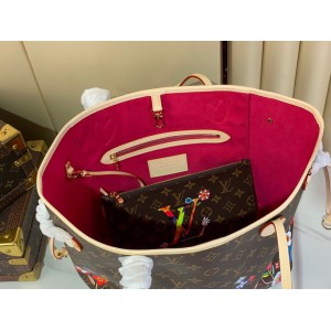 Lv Neverfull M13271 LV x TM 31x28x14cm Bags