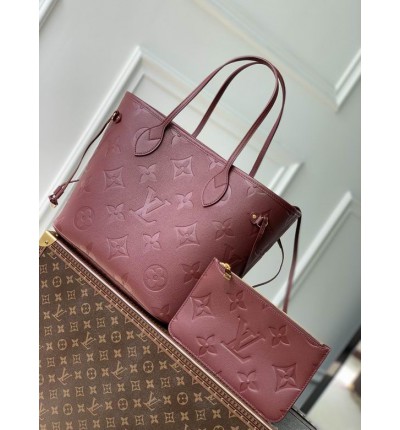 Lv Neverfull Emp leather tote bag M45685 31x28x14cm