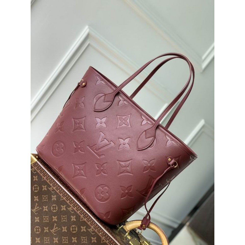 Lv Neverfull Emp leather tote bag M45685 31x28x14cm Bags