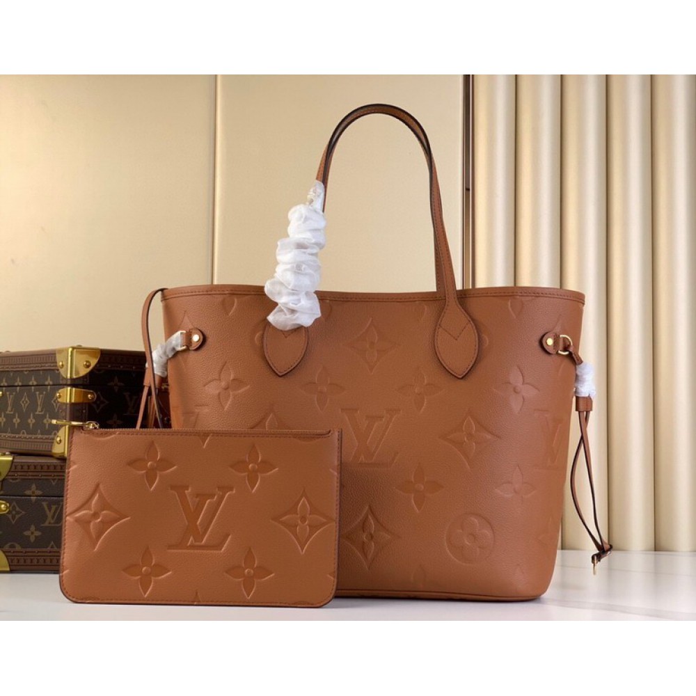 Lv Neverfull Emp leather tote bag M45685 31x28x14cm Bags