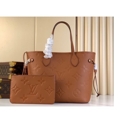 Lv Neverfull Emp leather tote bag M45685 31x28x14cm