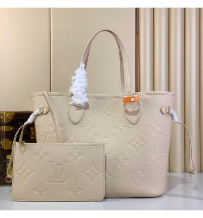 Lv Neverfull Emp leather tote bag M45685 31x28x14cm