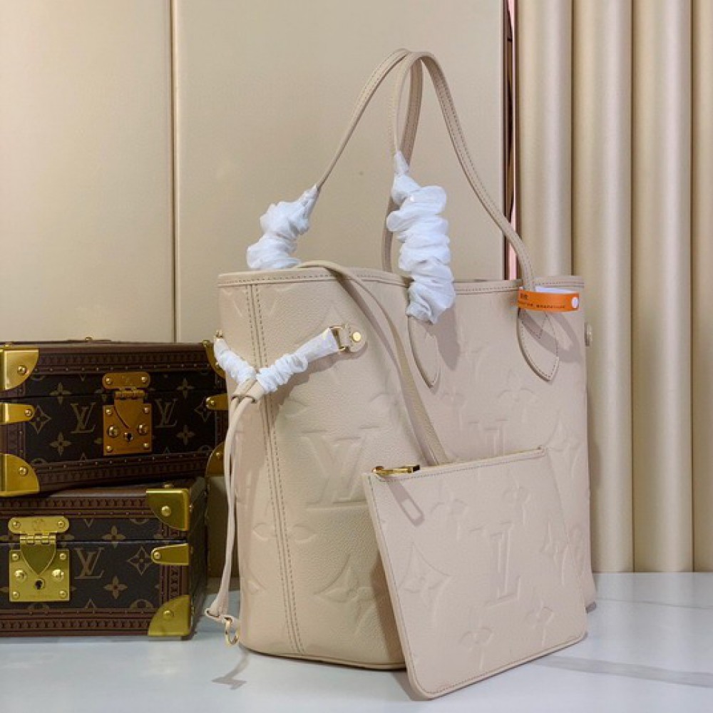 Lv Neverfull Emp leather tote bag M45685 31x28x14cm Bags