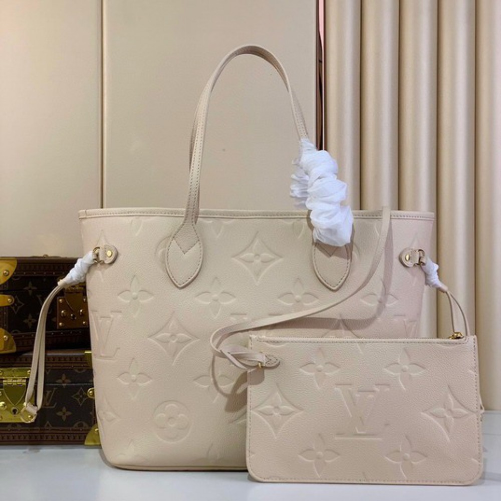 Lv Neverfull Emp leather tote bag M45685 31x28x14cm Bags