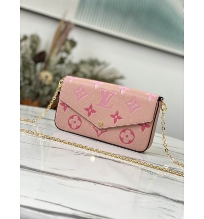 Lv Pochette Félicie emp leather M80489 21x12x3cm