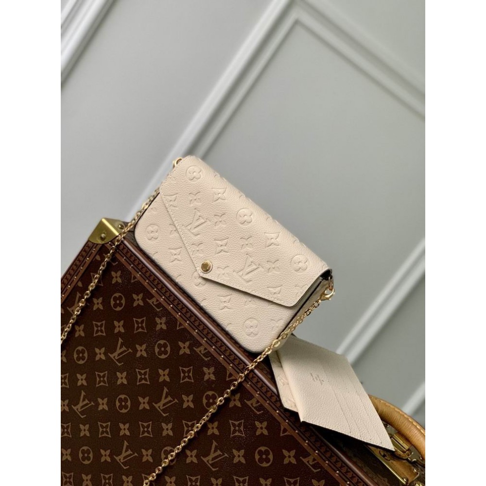 Lv Pochette Félicie emp leather M64065 21x12x3cm Bags