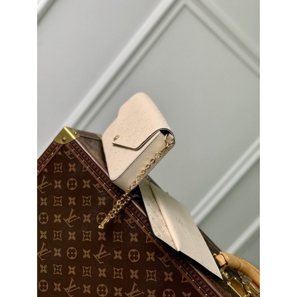 Lv Pochette Félicie emp leather M64065 21x12x3cm Bags