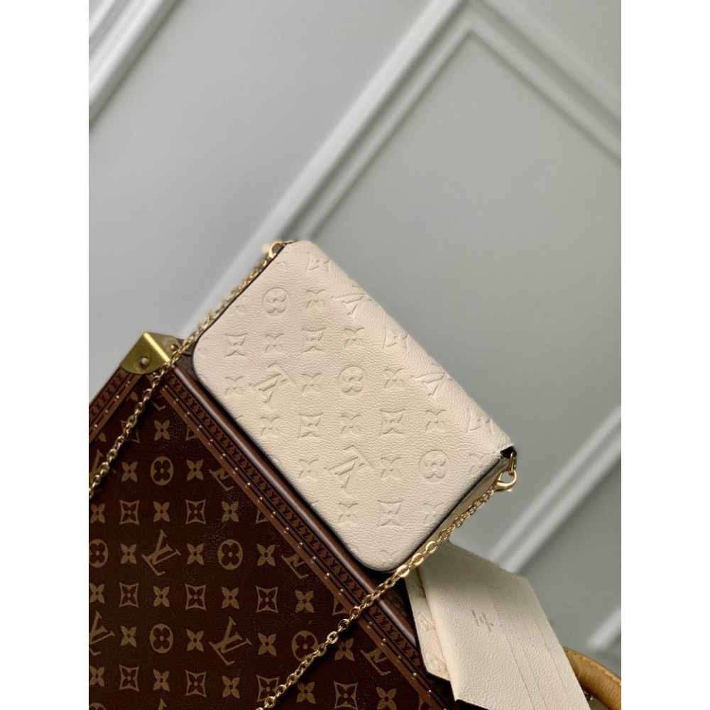 Lv Pochette Félicie emp leather M64065 21x12x3cm Bags
