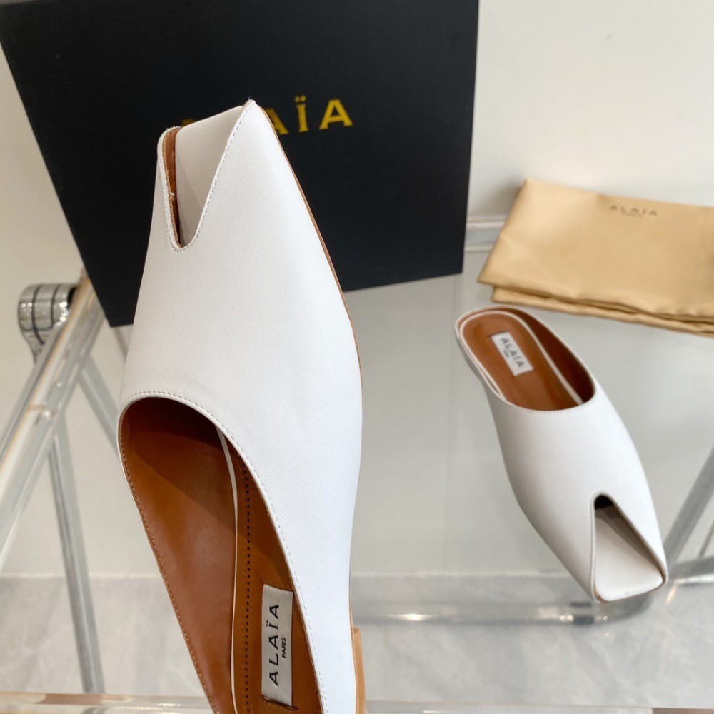 Alaia open mules leather 100% 35-42 Shoes