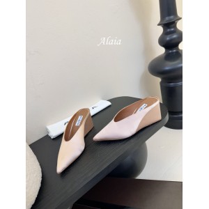 Alaia Cube 75 satin wedge mules 35-42 Shoes