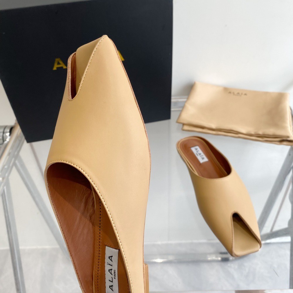 Alaia open mules leather 100% 35-42 Shoes