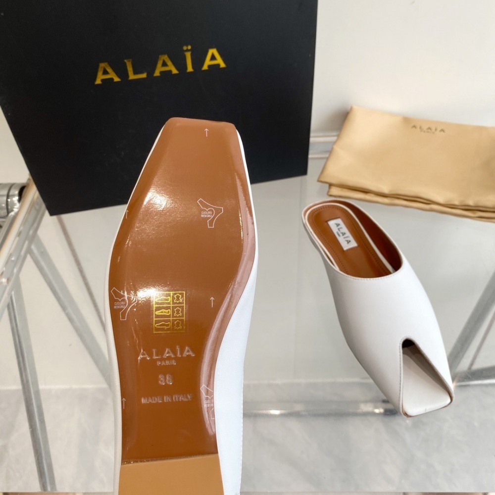 Alaia open mules leather 100% 35-42 Shoes
