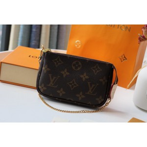 Lv Mini Pochette Accessories 15.5x10.5x4cm monogram Bags