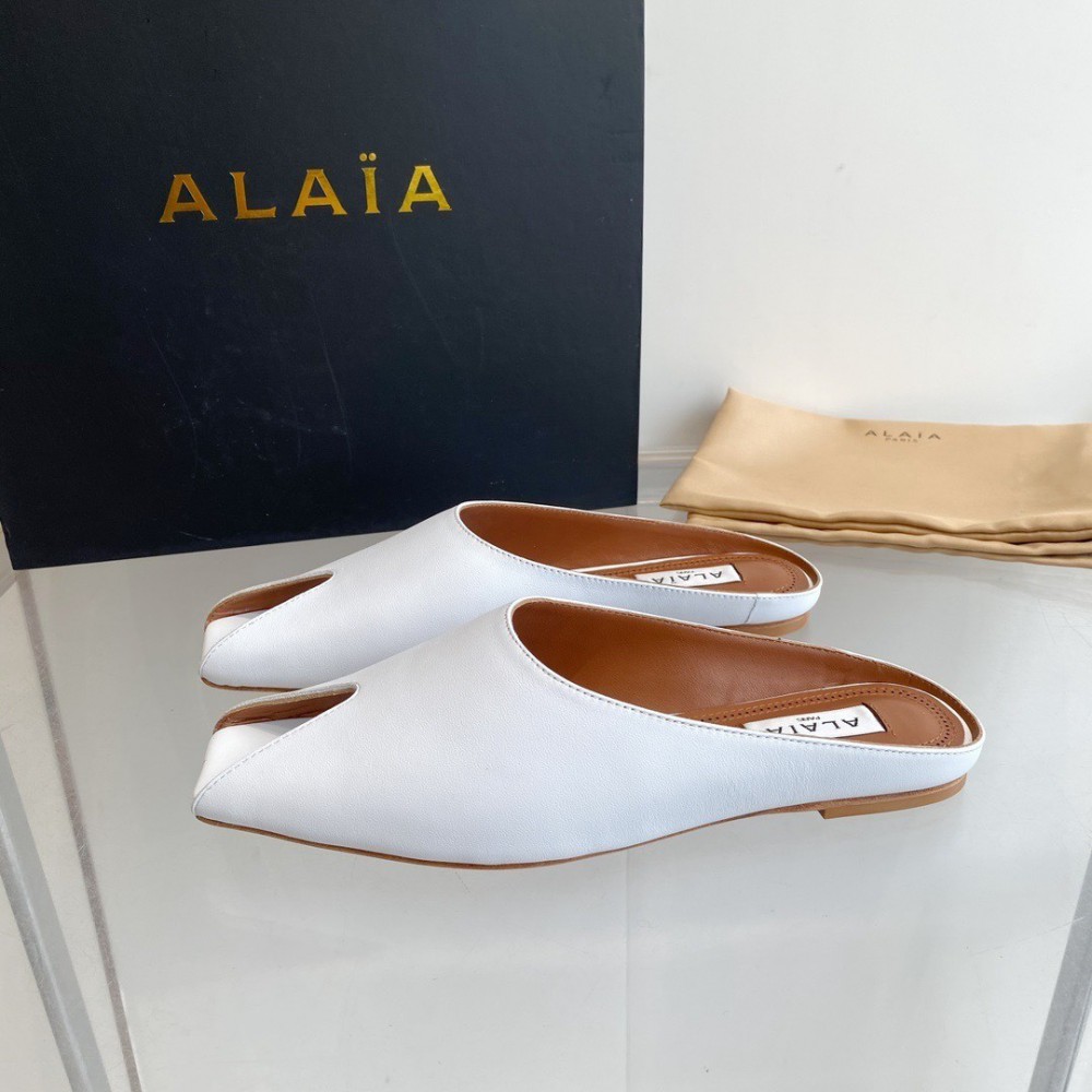 Alaia open mules leather 100% 35-42 Shoes