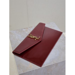 Ysl UPTOWN pouch in grain de poudre leather 27 x 16 x 2 CM 