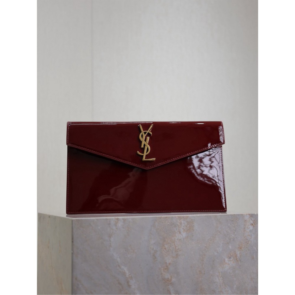 Ysl UPTOWN pouch in grain de poudre leather 27 x 16 x 2 CM 