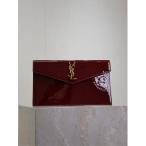 Ysl UPTOWN pouch in grain de poudre leather 27 x 16 x 2 CM 